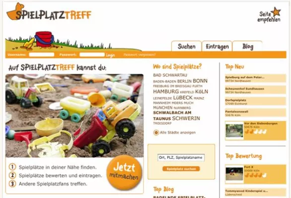 Bild: Frühling läutet Spielplatz-Saison 2010 ein