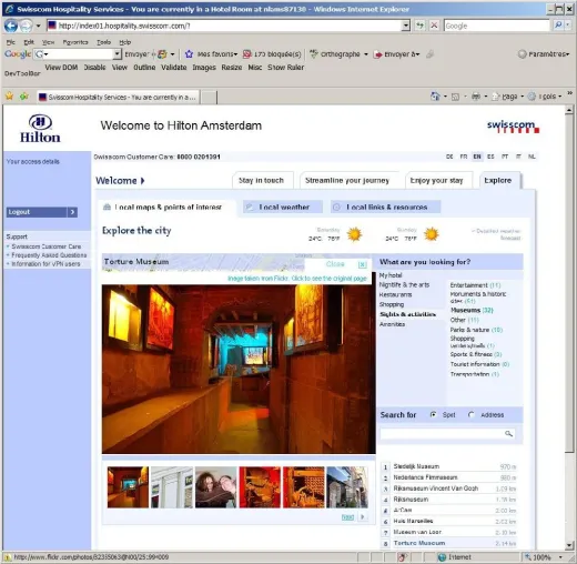Bild: Room 2.0 - Optaros implementierte für Swisscom Hospitality Services eine innovative Online-Dienstleistung