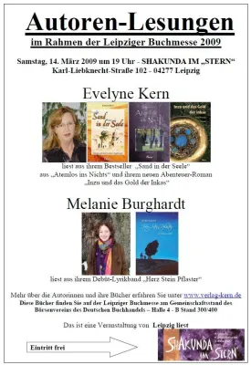 Bild: Bayreuther Autoren Evelyne Kern und Melanie Burghardt bei Leipzig liest...