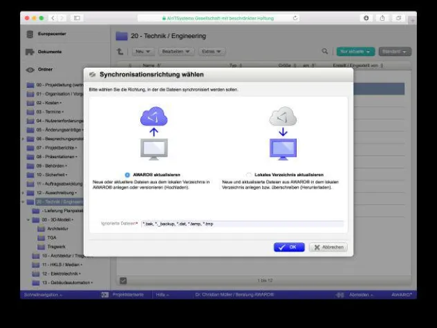 Komfortabler Austausch von Teilmodellen mit AWARO Sync Bild: Komfortabler Austausch von Teilmodellen mit AWARO Sync