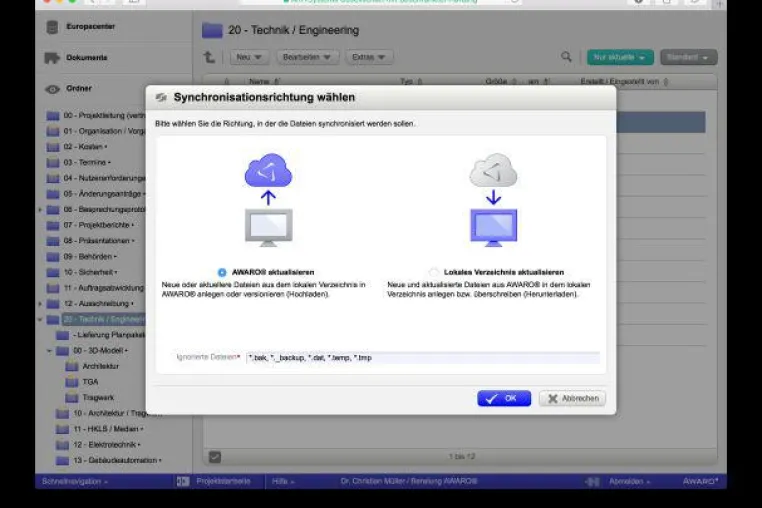 Komfortabler Austausch von Teilmodellen mit AWARO Sync Bild: Komfortabler Austausch von Teilmodellen mit AWARO Sync
