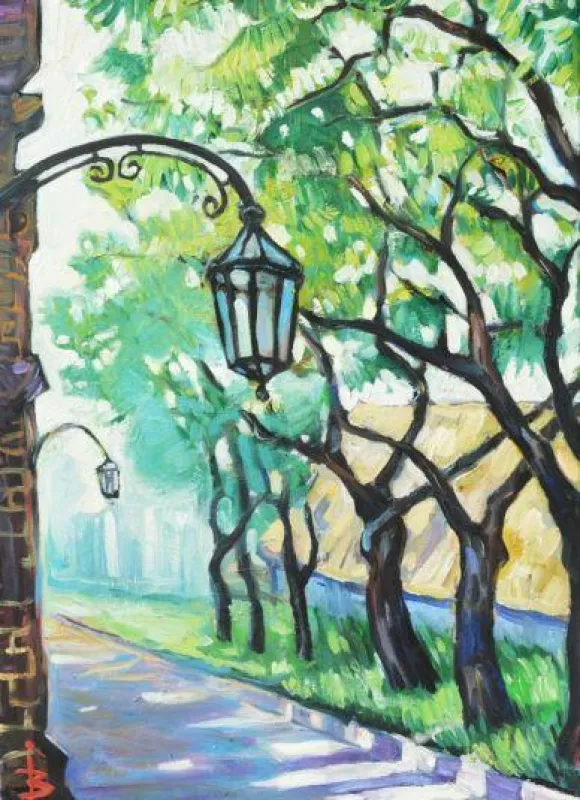 Innokenti Baranov: Ein früher Morgen in Buenos Aires 2010 Öl auf Leinwand 70 x 50