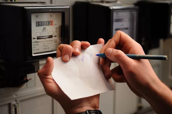 Bild: Zum Jahresende Zählerstände ablesen