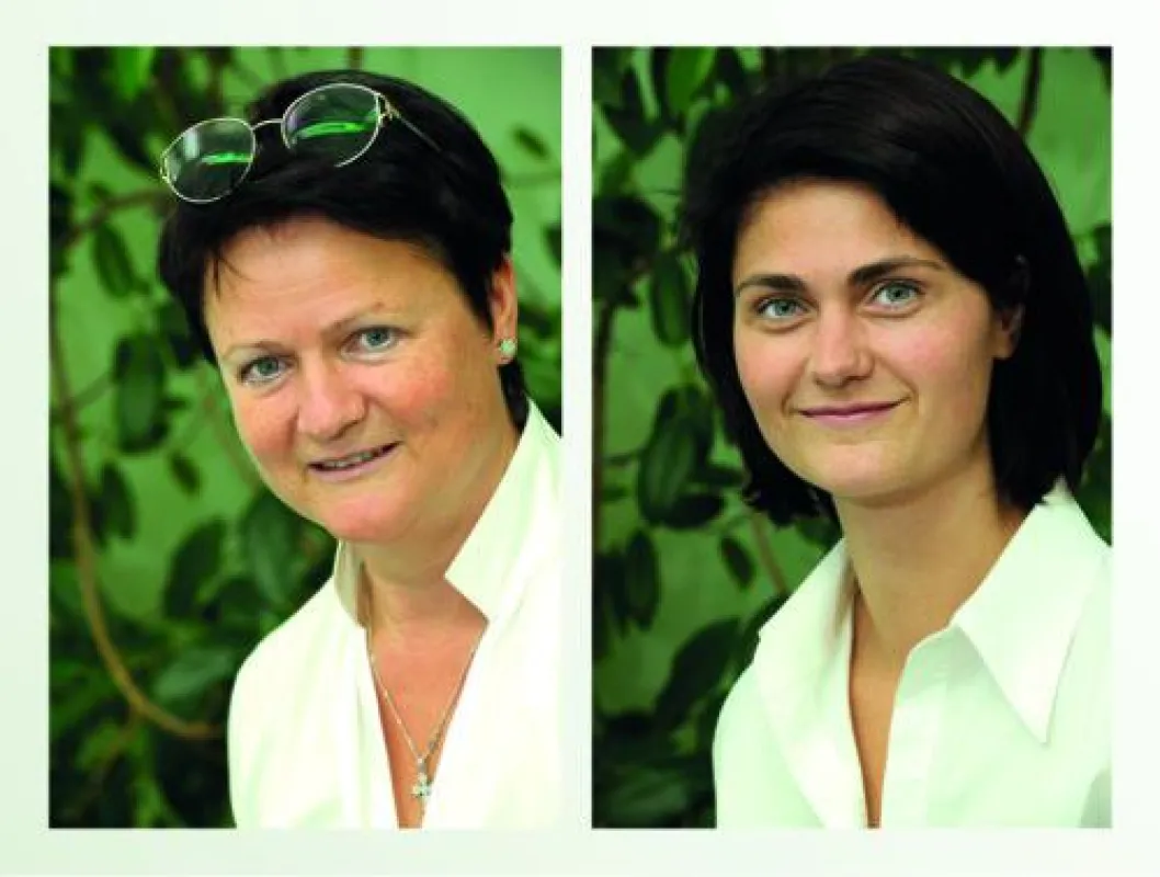 Dr. med. Marion Fitzner und Christine Eickhorst legen großen Wert auf ganzheitl. Behandlung.