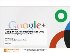 Bild: Gute Aktivitäten einzelner deutscher Automobilmarken auf Google+