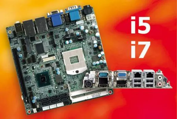 Bild: Multimedia Mini-ITX Board für Intel® i5 & i7 CPU