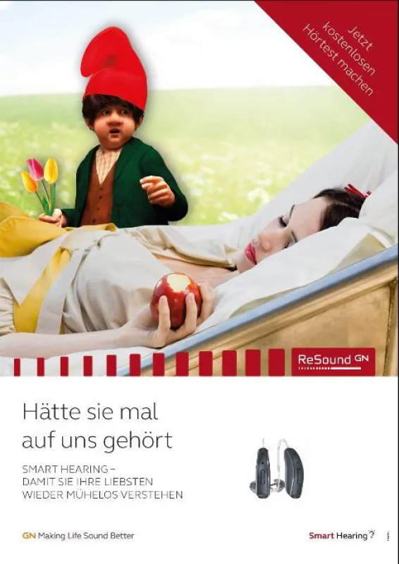 „Es war einmal ein Hörproblem…“ – Motiv der ReSound Märchen-Kampagne (Foto: ReSound)