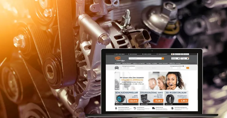 Success Story: Neue flexible Shopplattform für Kfz-Teilehändler Bild: Success Story: Neue flexible Shopplattform für Kfz-Teilehändler