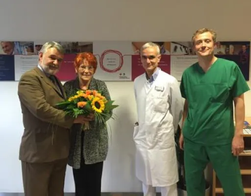 Bild: Tausendste Lungenemphysembehandlung mit Coils am Krankenhaus vom Roten Kreuz Bad Cannstatt