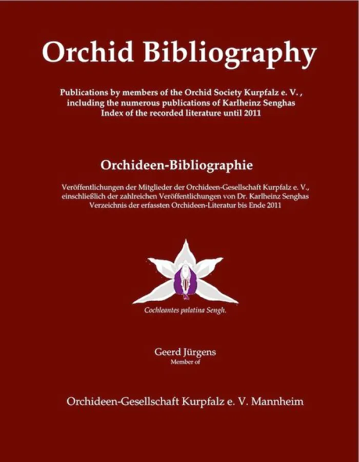 Titelbild der Orchideen Bibliographie