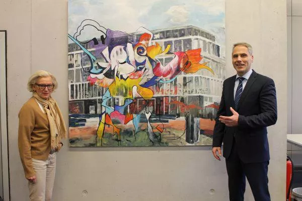 Bild: SRH Hochschule Hamm erhält einmaliges Gemälde des Heinrich-von-Kleist-Forums