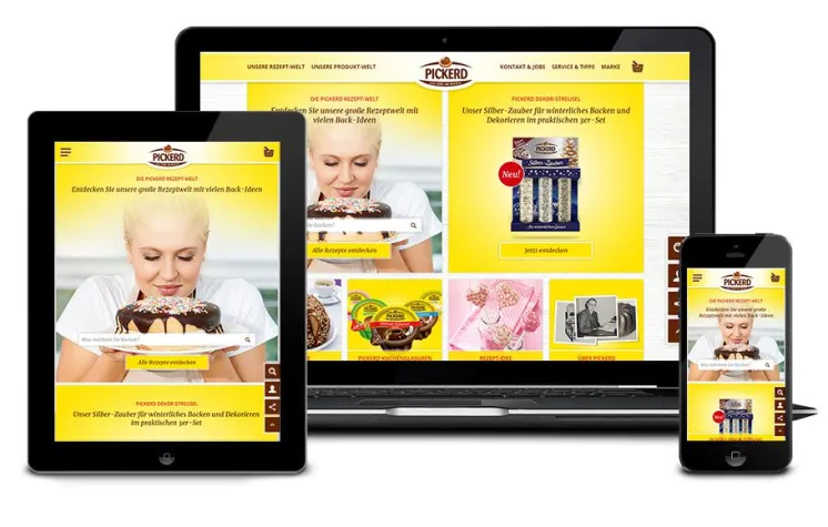 Bild: Frisch gebacken: wendweb relauncht Markenwebsite für PICKERD
