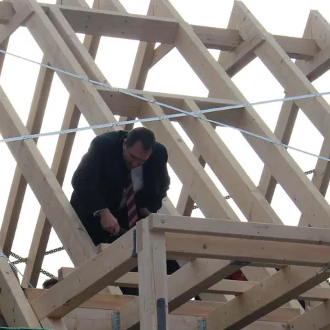 Hotel am Kaisersaal feiert Richtfest Bild: Hotel am Kaisersaal feiert Richtfest