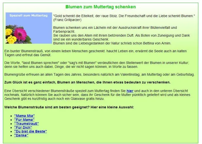 Bild: Blumen zum Muttertag und anderen Anlässen bequem online bestellen bei guenstige-blumen.de