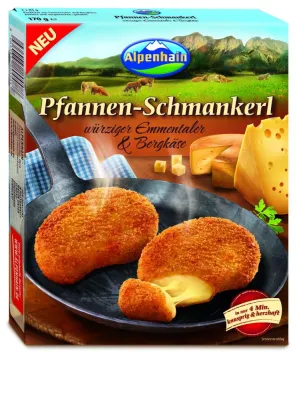 Bild: ALPENHAIN präsentiert neue heiße Käsespezialität „Pfannen-Schmankerl“