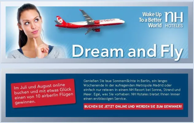 Bild: NH Hoteles und airberlin verlosen 10 Freiflüge