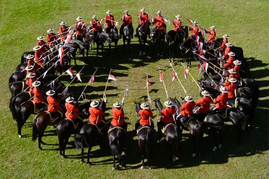 Bild: RCMP Musical Ride 2015 in Saskatchewan