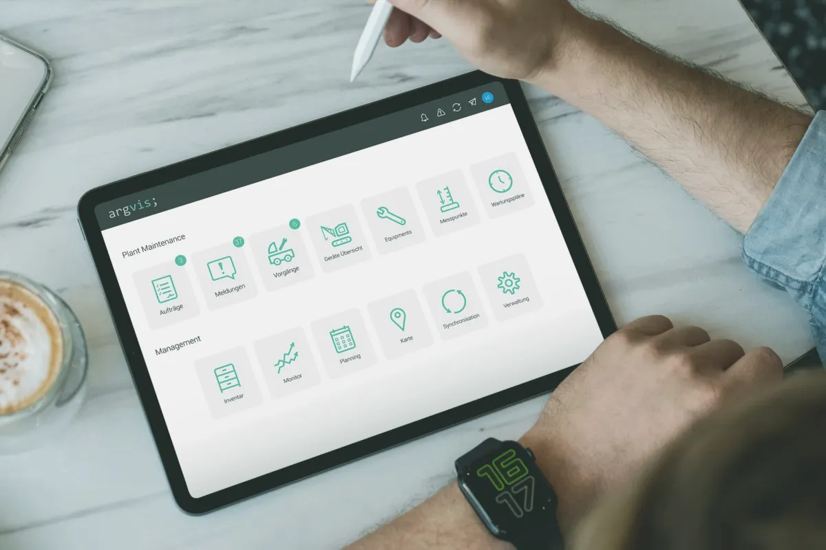 mobile SAP Instandhaltung mit argvis, DO (© argvis; GmbH)