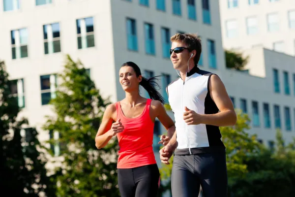 Bild: Ausgewogenes Training, gesunde Ernährung