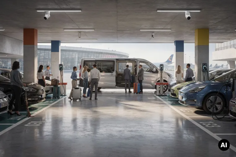 Bild: Parkport stellt Parkangebot am Flughafen Frankfurt vor