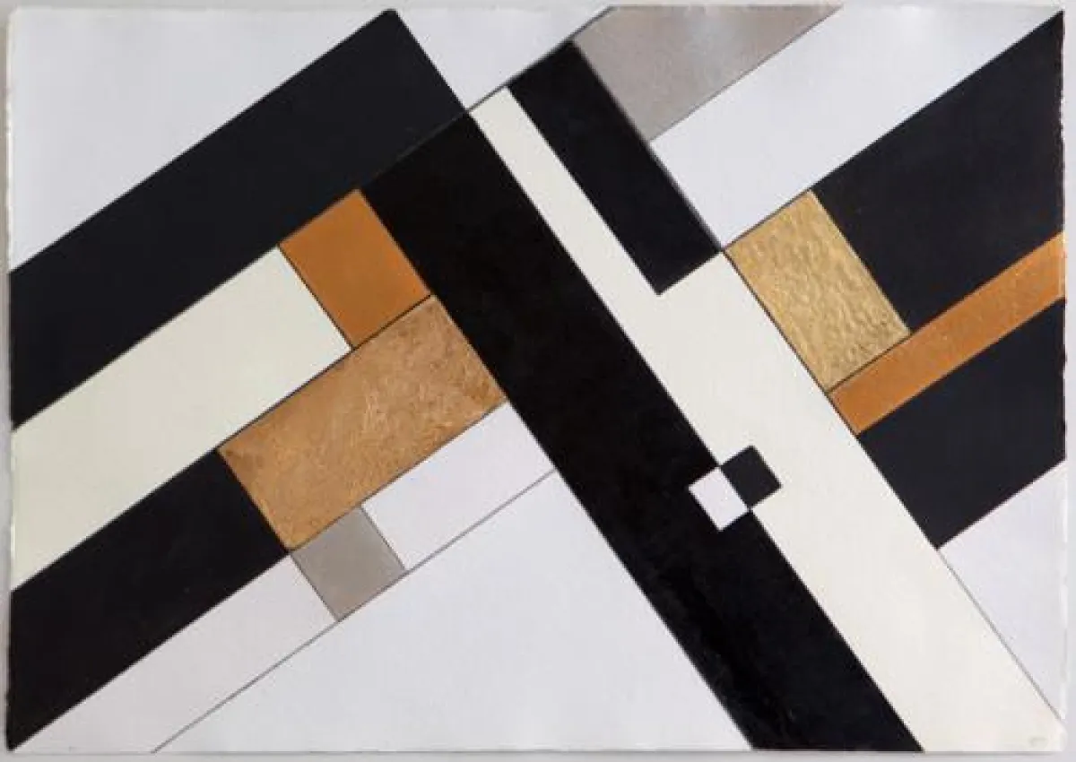 Encarna Monteagudo, Konstruktion, 36 x 50 cm ©artist/Galerie100kubik.2016