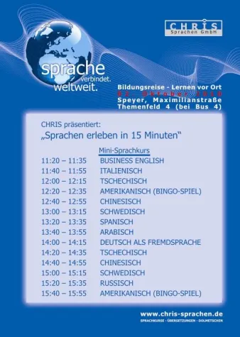 Bild: Sprachen erleben - kostenlose Mini-Sprachkurse