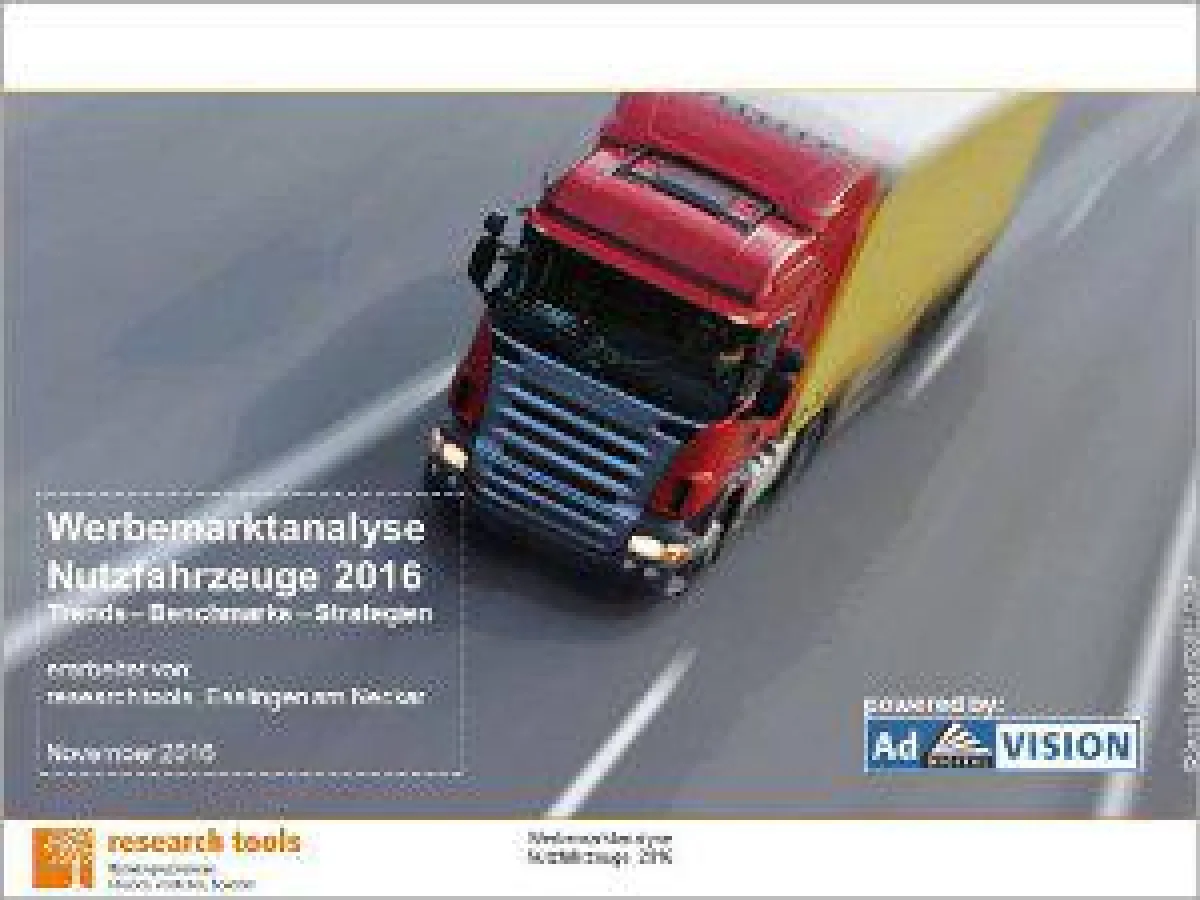 Werbemarktanalyse Nutzfahrzeuge 2016