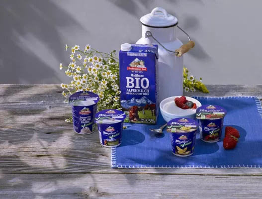 Bild: Neu: Laktosefreie Milchprodukte erstmals in Bio & Fair von Berchtesgadener Land