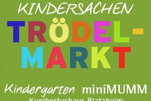 Kindersachen-Trödelmarkt des Kindergarten miniMUMM Bild: Kindersachen-Trödelmarkt des Kindergarten miniMUMM