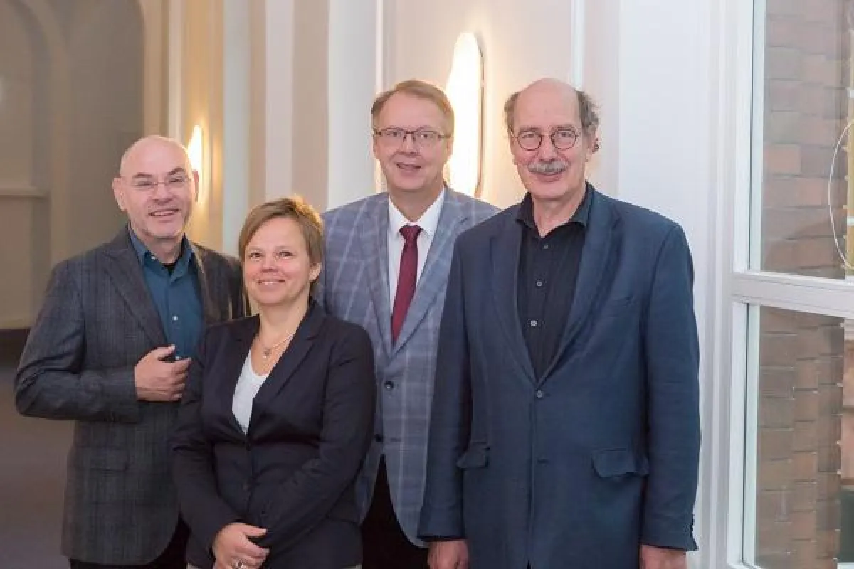 v.l.n.r. Martin Hamm, Annette Hunke, Harald Freter, Burkhard Peters