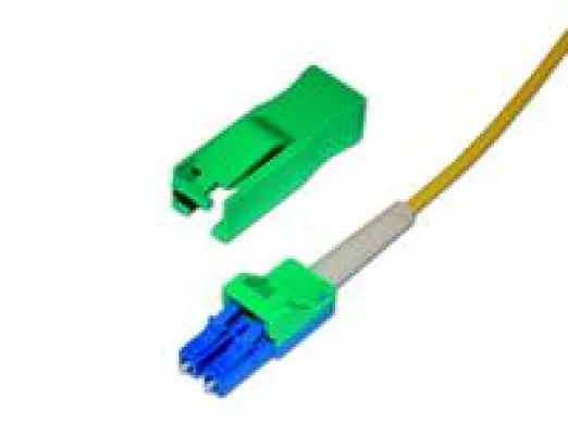 Bild: Netzwerkspezialist t d e – trans data elektronik GmbH bietet LC-Stecker mit Verriegelungsfunktion