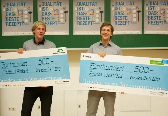 Bild: Die Gewinner des diesjährigen Ideenwettbewerbes von Dresden exists stehen fest