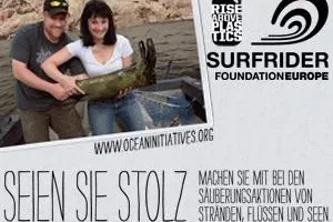 Bild: Surfrider Beach Cleanup in Oberschleißheim mit DLRG