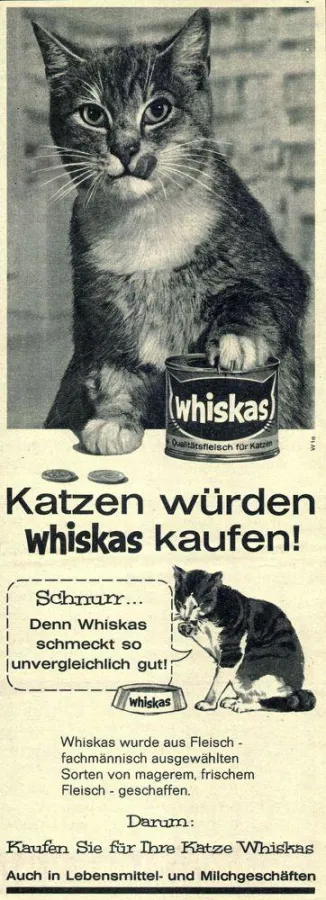 Katzen würden Whiskas kaufen. Foto: Mars