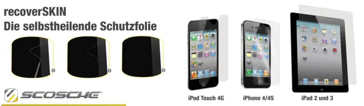Die selbstheilende Folie für die Screens von iDevices