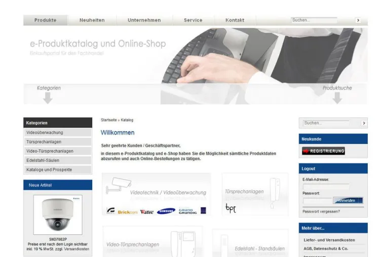 Bild: Kucera e-Produktkatalog und Shop geht online