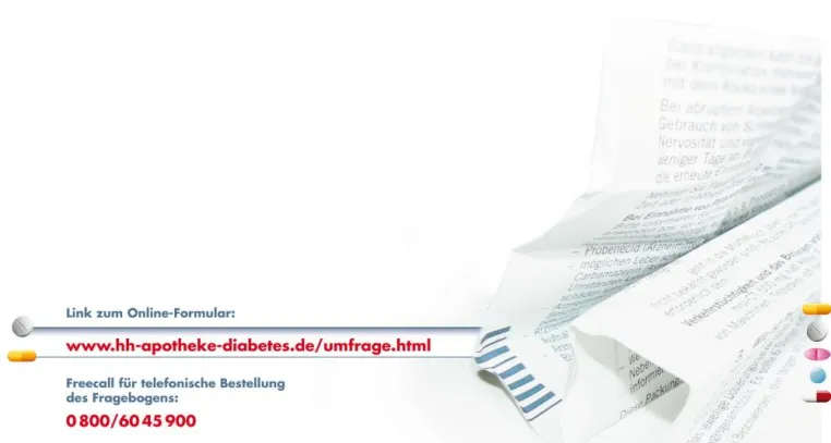 Bild: Wir suchen Teilnehmer für unsere Beobachtungsstudie zu Arzneimittel-Wechselwirkungen