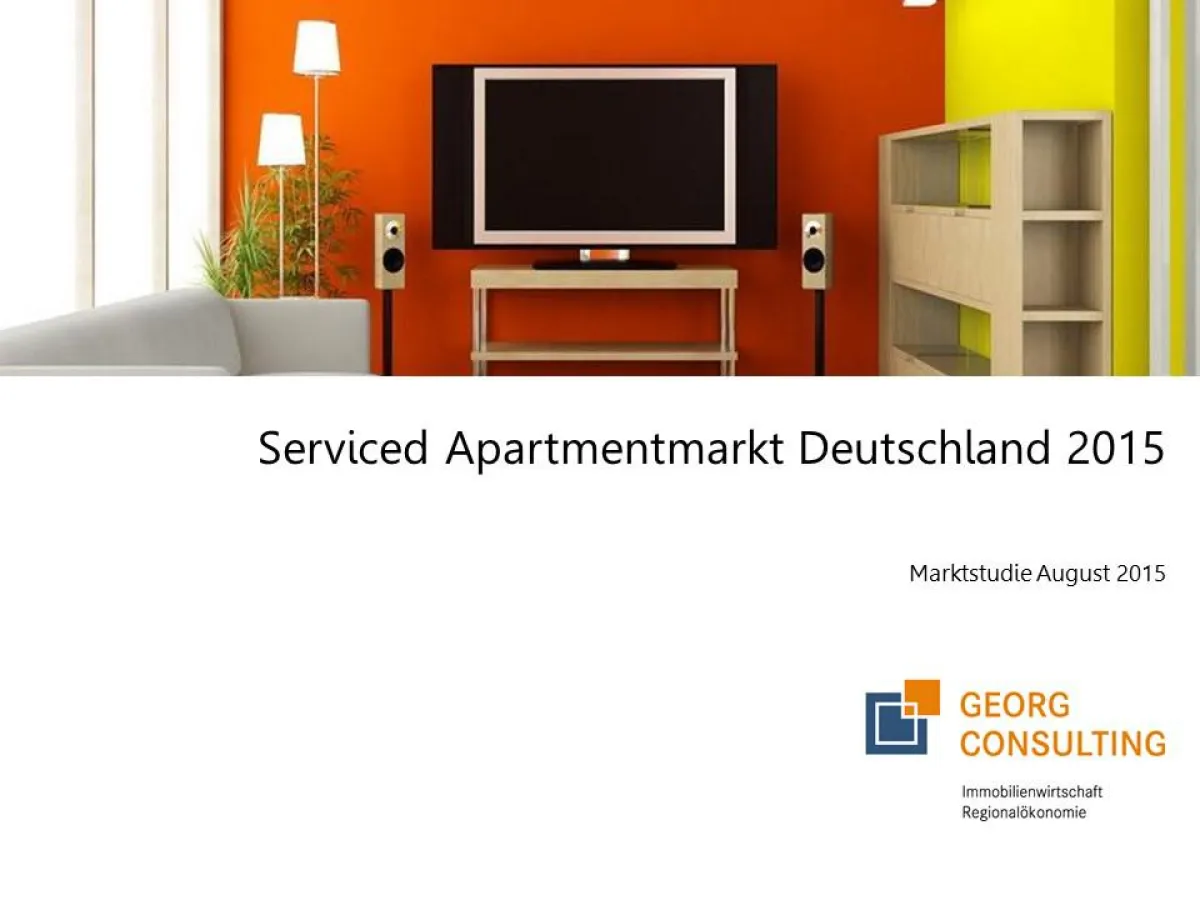 Serviced Apartmentmarkt Deutschland 2015