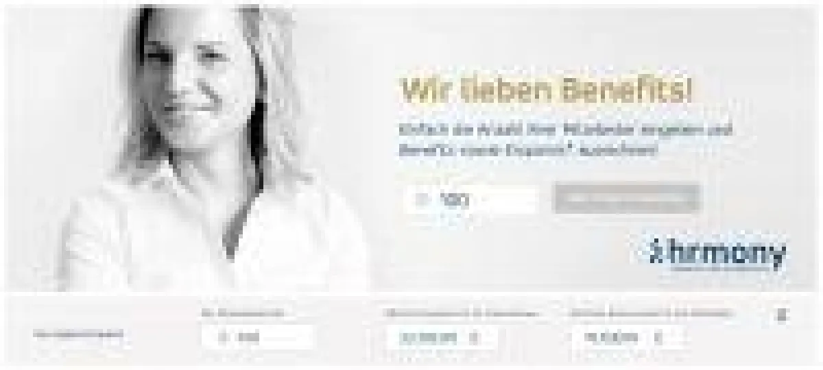 Der neue Ersparnisrechner von Hrmony berechnet die jährlichen Vorteile smarter Benefit-Lösungen
