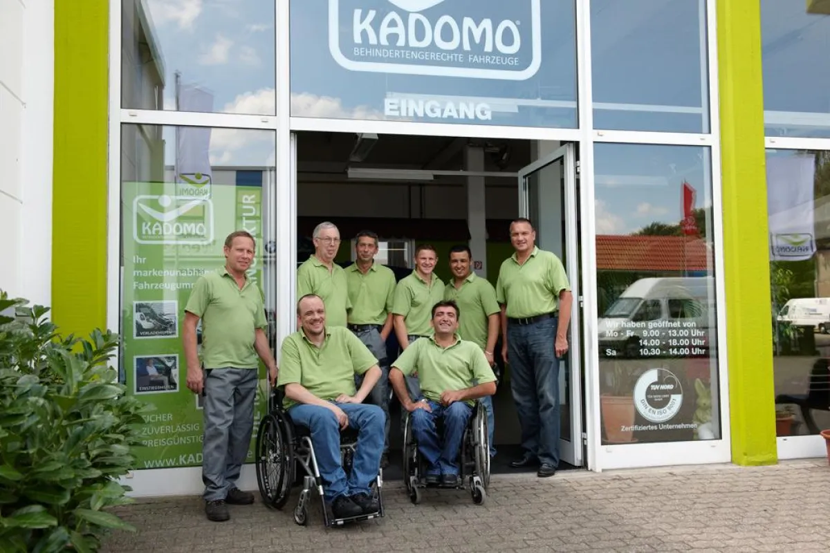 Das Team der Mobilitätsmanufaktur KADOMO.