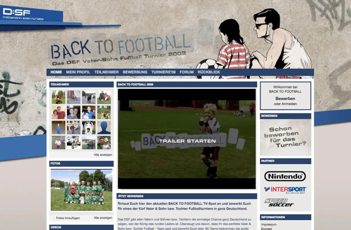 BACK TO FOOTBALL Fußball Community