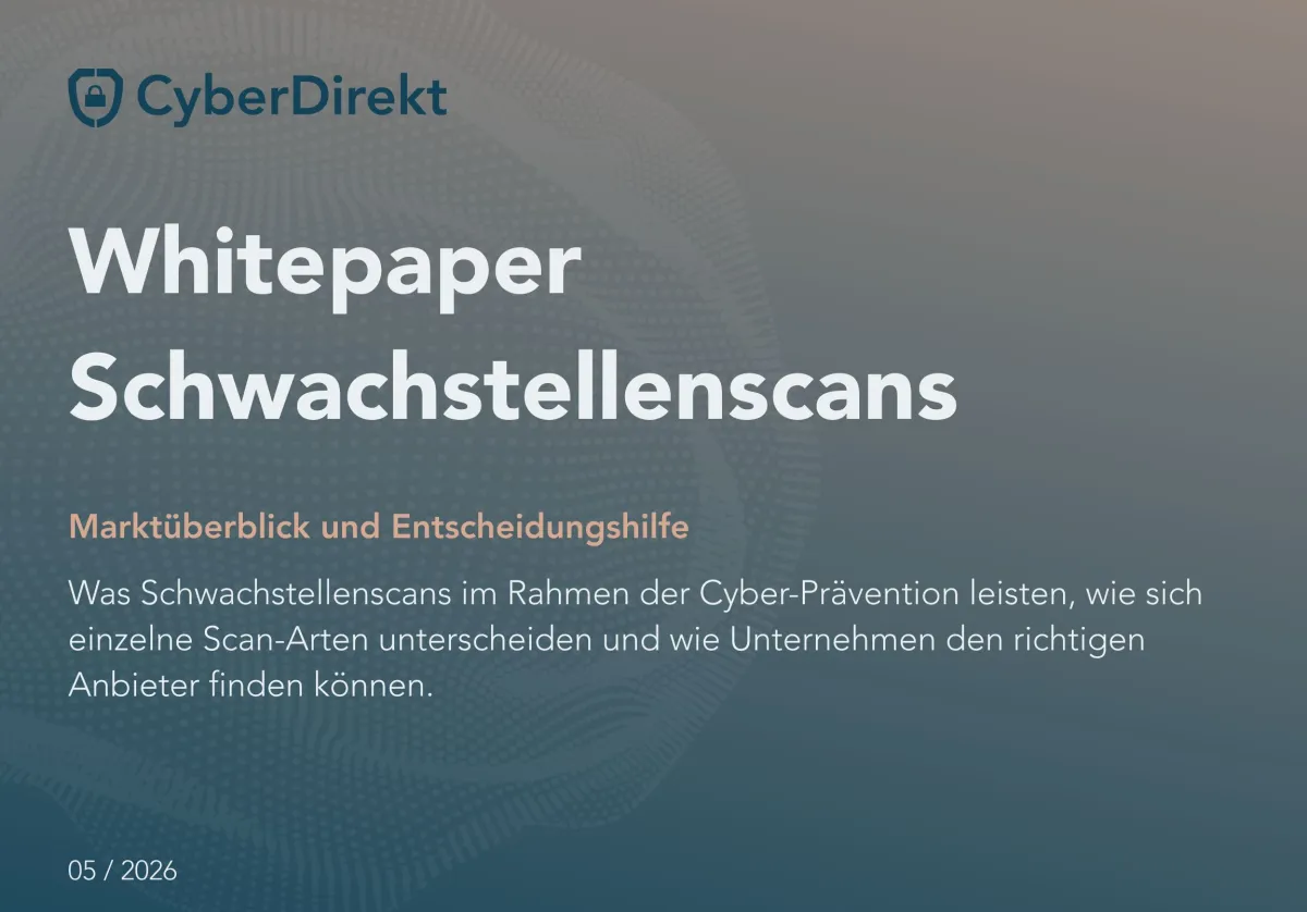 CyberDirekt Whitepaper 2026: Schwachstellenscans