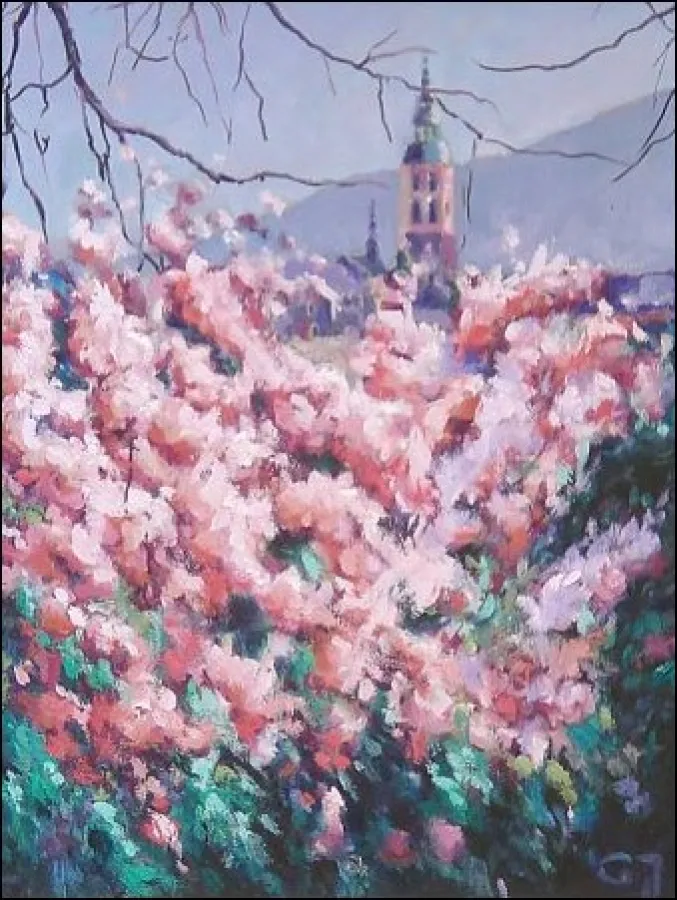 Magnolienblüte in Baden-Baden