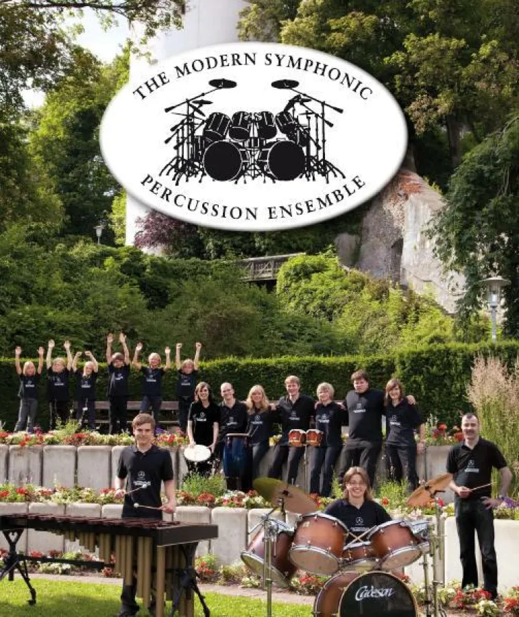 Eine kleine Gruppe vom Percussion Ensemble