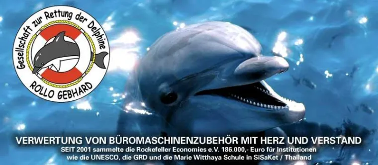 Bild: Toner-Recycling hilft bedrohten Delfinen