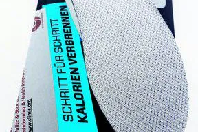 Bild: Einlegesohlen Slimis: Mit Gewicht gegen Gewicht