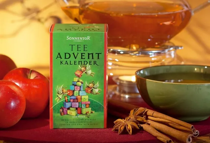 Bild: 24 Tassen bis zum Fest: Tee-Advent-Kalender von SONNENTOR