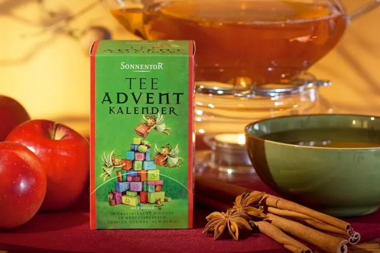 Bild: 24 Tassen bis zum Fest: Tee-Advent-Kalender von SONNENTOR
