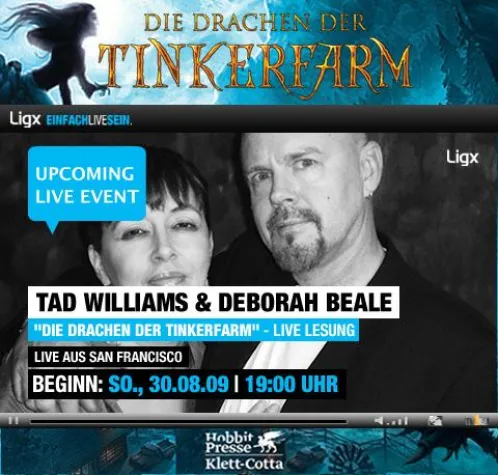 Bild: TAD WILLIAMS IM LIVE-STREAMING
