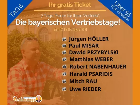 Bild: O´zapft is! Heute Tag 6 bei "Die bayerischen Vertriebstage" von Uwe Rieder, der bayerische Vertriebsfreak